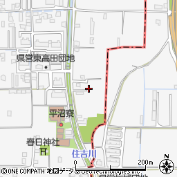 奈良県大和高田市西坊城115-6周辺の地図
