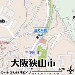 帝塚山学院大学前周辺の地図