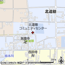 北道穂コミュニティセンター周辺の地図