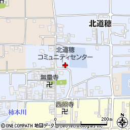 北道穂コミュニティセンター周辺の地図