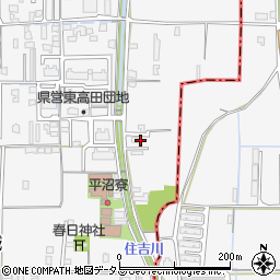 奈良県大和高田市西坊城117-9周辺の地図