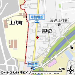 大阪府堺市南区高尾3丁3276-2周辺の地図