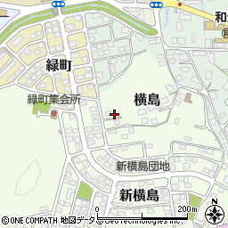 岡山県笠岡市横島34周辺の地図