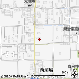 奈良県大和高田市西坊城164-1周辺の地図