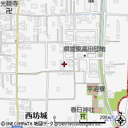 奈良県大和高田市西坊城148-1周辺の地図