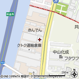 クトクコーポレーション岸和田工場周辺の地図