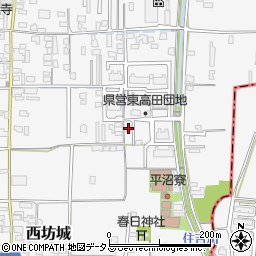 奈良県大和高田市西坊城136-7周辺の地図