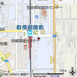 奈良県公立小中学校　教頭会周辺の地図