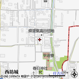 奈良県大和高田市西坊城136-4周辺の地図