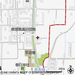 奈良県大和高田市西坊城117周辺の地図