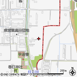 奈良県大和高田市西坊城117-23周辺の地図