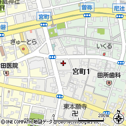 〒516-0077 三重県伊勢市宮町の地図