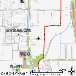 奈良県大和高田市西坊城117-12周辺の地図