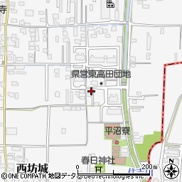 奈良県大和高田市西坊城136-6周辺の地図