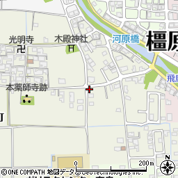 奈良県橿原市城殿町312-3周辺の地図