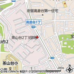 名鉄協商ＵＲ泉北茶山台２丁駐車場周辺の地図