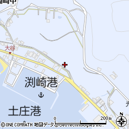 香川県小豆郡土庄町淵崎甲121周辺の地図