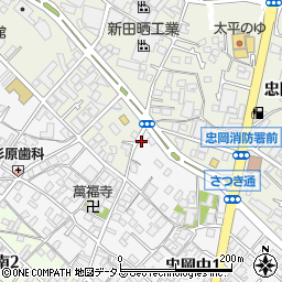 モトハウスキシノ周辺の地図