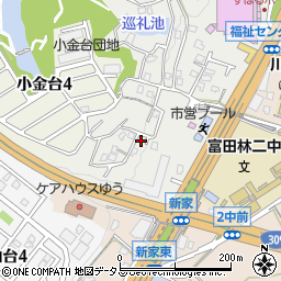 大阪府富田林市桜ケ丘町5周辺の地図