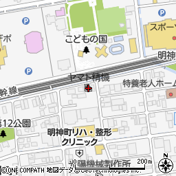 ヤマト精機株式会社周辺の地図