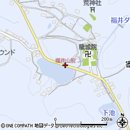 福井山前周辺の地図