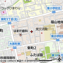 コンフォート東町周辺の地図