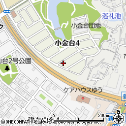 大阪府富田林市小金台4丁目7-3周辺の地図