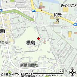 岡山県笠岡市横島22周辺の地図