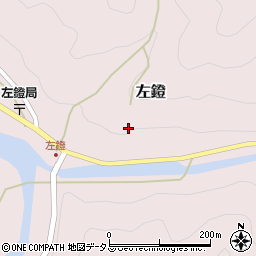 島根県鹿足郡津和野町左鐙周辺の地図