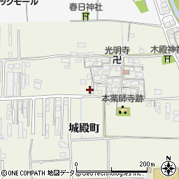 奈良県橿原市城殿町230周辺の地図