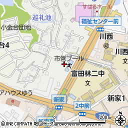 大阪府富田林市桜ケ丘町4-7周辺の地図