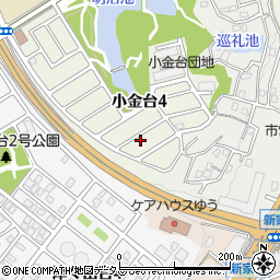大阪府富田林市小金台4丁目7-5周辺の地図