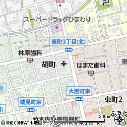 広島県福山市胡町3周辺の地図