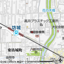 奈良県橿原市東坊城町509-8周辺の地図