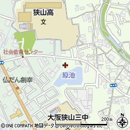 ファミリーマート大阪狭山半田店周辺の地図