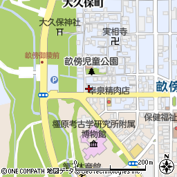 奈良県橿原市大久保町425周辺の地図