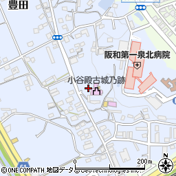 大阪府堺市南区豊田周辺の地図