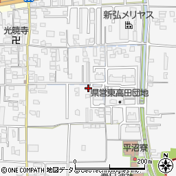 奈良県大和高田市西坊城147-1周辺の地図