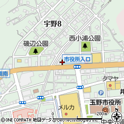中国労働金庫玉野支店周辺の地図