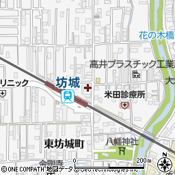 南都銀行坊城支店 ＡＴＭ周辺の地図