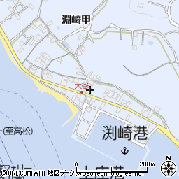 香川県小豆郡土庄町淵崎甲105周辺の地図