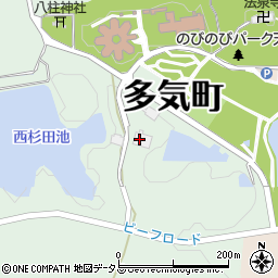 多気町役場　たき児童館周辺の地図
