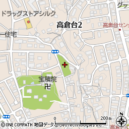 高倉第1公園周辺の地図
