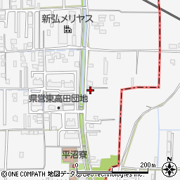 奈良県大和高田市西坊城129-1周辺の地図