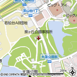 大蓮公園トイレ１周辺の地図