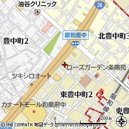 スシロー和泉府中店周辺の地図