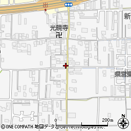 大和高田出簡易郵便局周辺の地図