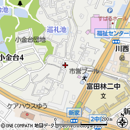 大阪府富田林市桜ケ丘町5-41周辺の地図