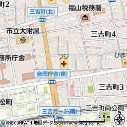 フジ福山三吉店周辺の地図