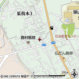 大阪南農協狭山西支店周辺の地図